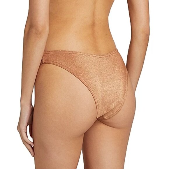 NWT Zimmermann Ottie Metallic Lurex Bikini Bottom Briefs 1 (US 4-6) - Picture 1 of 14